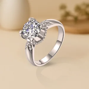 Moissanite 925 Sterling Silver Ring