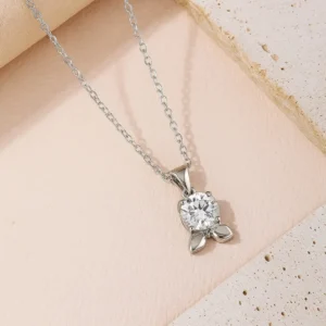 Moissanite Diamond Chain Necklace
