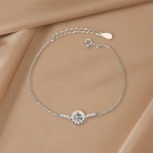 Moissanite Bracelet — Classic