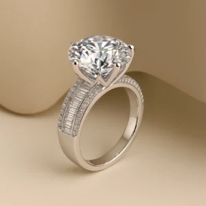 Moissanite Wedding Ring