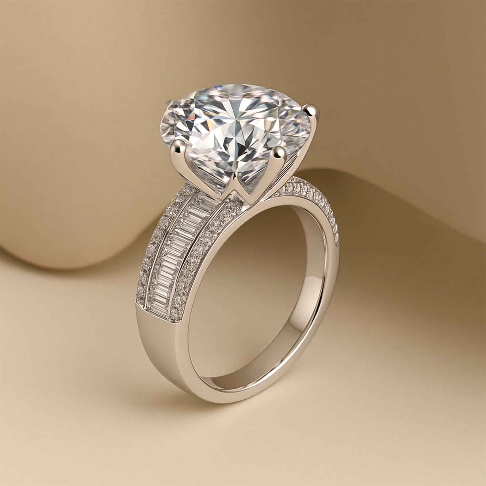 Moissanite Wedding Ring