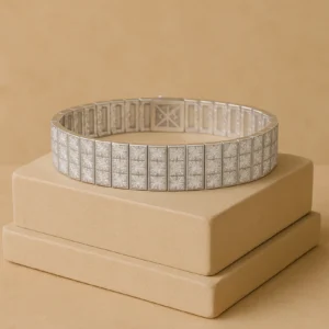 Moissanite Tennis Bracelet — Plated