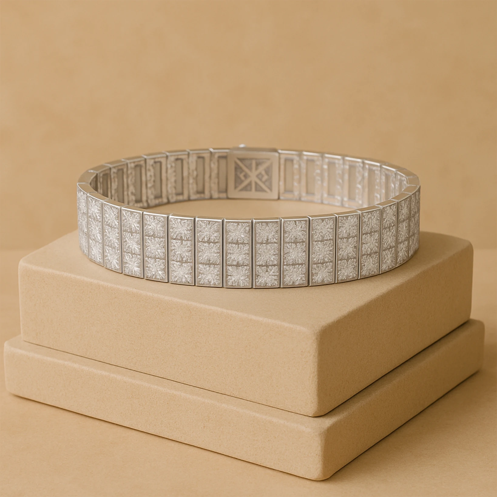Moissanite Tennis Bracelet — Plated