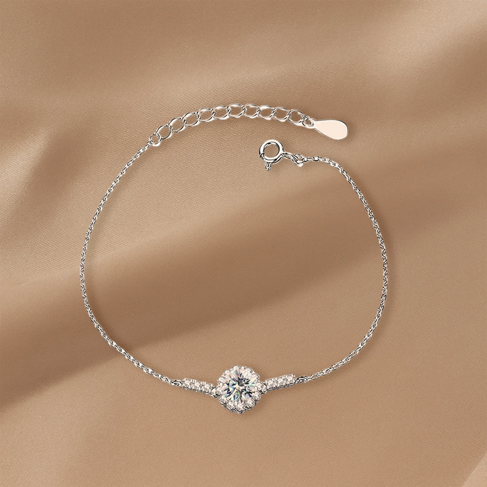 Moissanite Diamond Bracelet